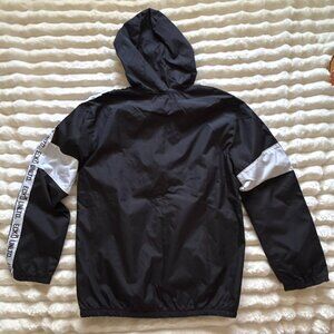 Ecko Unltd Boys Gray Hooded Windbreaker Size 10